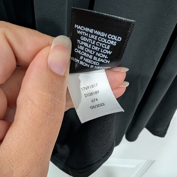 Torrid Surplice Tank - Cupro Black in Size 0 (Large/12) - Picture 9 of 10